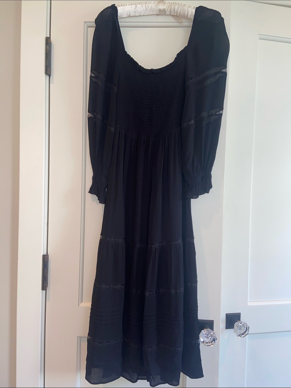 Reformation Smocked Midi Dress